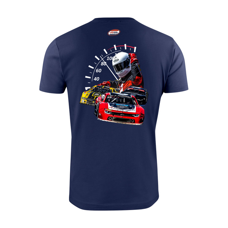 T-shirt V8 Oval Series - Heren - 5